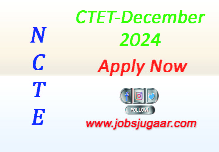 CTET online application december 2024