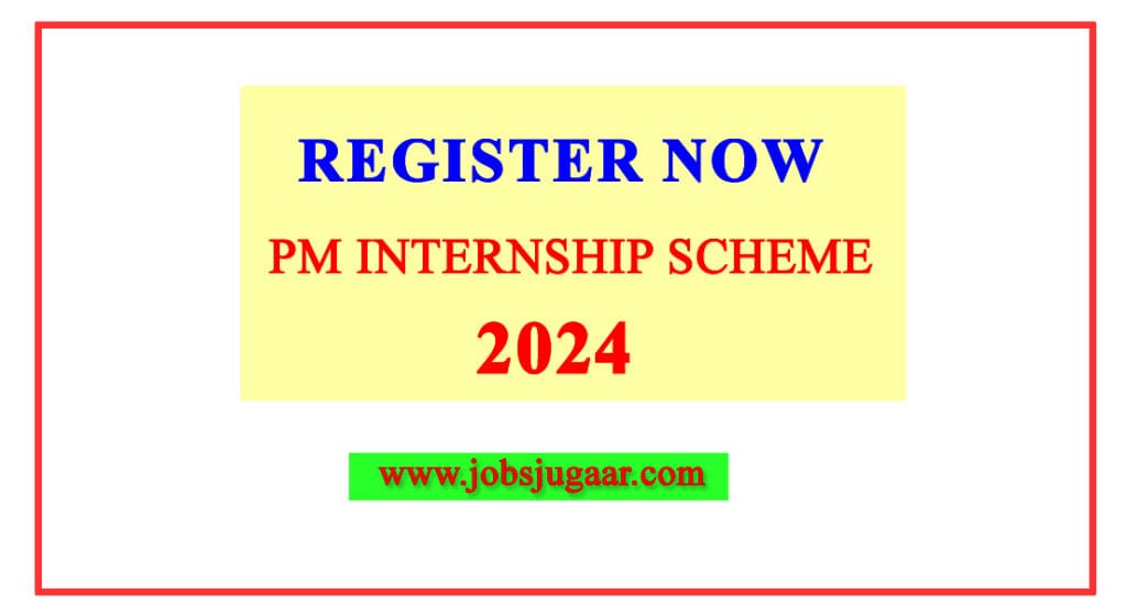 A beautiful poster on PM Internship Scheme 2024 Registration
