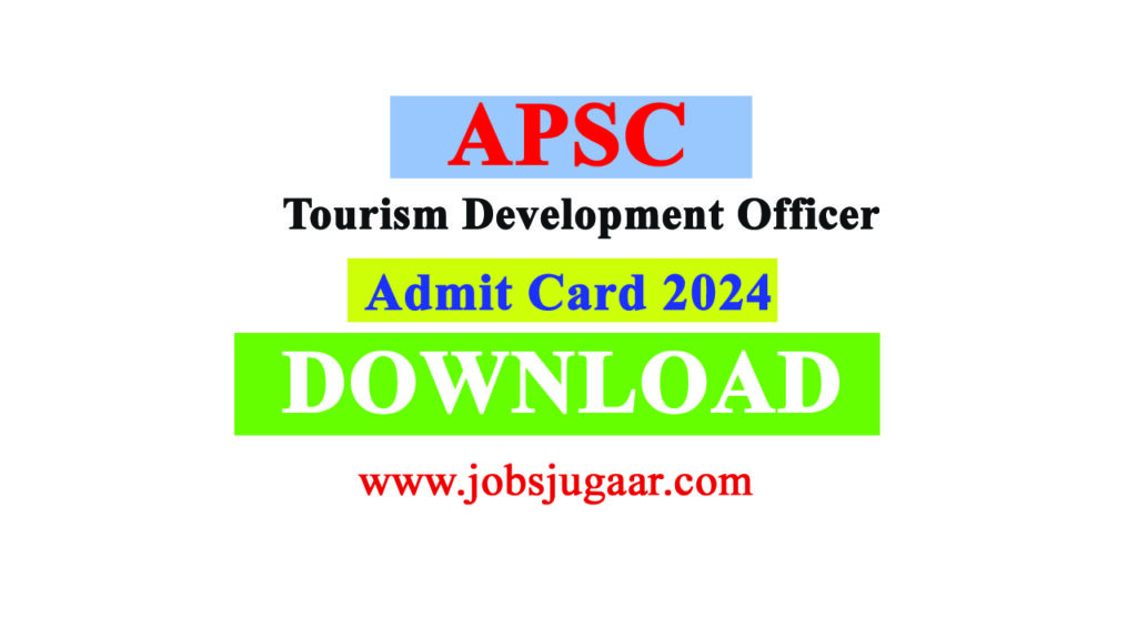 Tourism Development Officer Admit Card